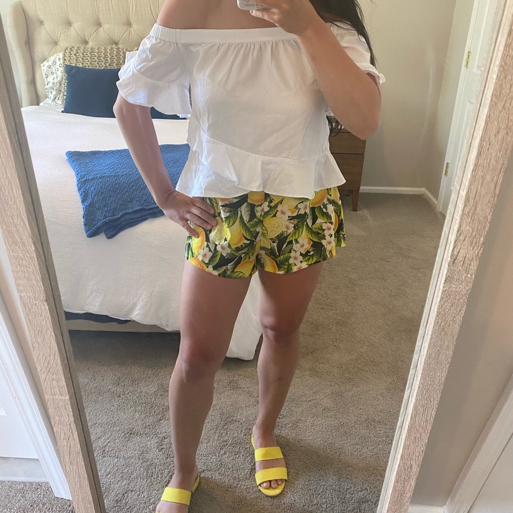 BCBG off the shoulder top